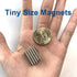 Tiny Magnets - 200pcs 3mm x 2mm Round Magnets for Crafts, Miniatures & Models with Storage Case
