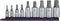 Mayhew Tools 16024 Triple Square Socket Bit Set, Chrome Plated, 9-Piece