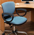 Office Chair Armrest Covers - 2Pcs Removable Elastic Covers for Office Seat Hand Rest Protection (Grey)