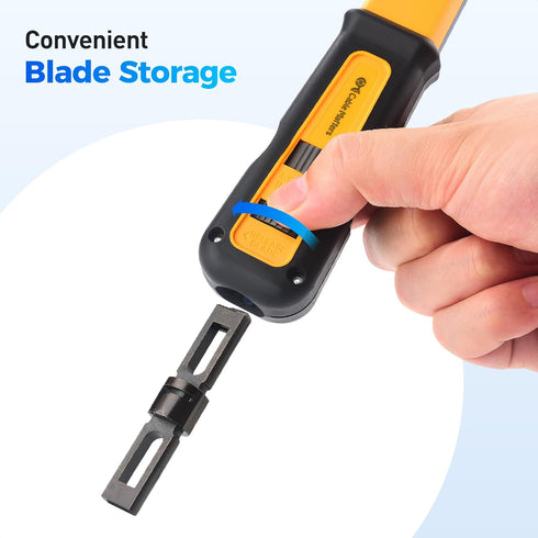 Cable Matters Punch Down Tool with 110 & 66 Blade - RJ45 Ethernet Punch Tool for Cat 8, Cat 7, Cat 6A, Cat 6