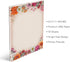 8.5 11 Inches, 50 Set Flower Paper Stationery, Vintage Floral Letterhead Paper x Sheets, Elegant Writing Paper, Pretty
