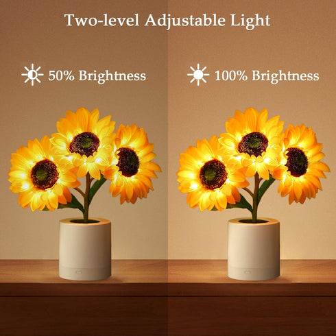 Dimming Lifnatty Sunflower Lamp Mothers Day Gifts for Women, Mothers Day Birthday Gift for Women, Mom, Sister