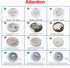 4 Inch 18W 2100LM 3CCT 3000K 4500K 6000K, 120V, CRI90, Dimmable Ceiling Fan LED Light Replacement, LED Ceiling Fan