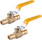 2-Pack EFIELD 3/4 Inch Brass Ball Valve for Pex-A Pipe, F1960 Expansion Type, UPC Certified (VALVE153)