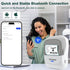 CLABEL Thermal Label Maker Machine, 221B Mini Portable Printer, Bluetooth Label Printer for Price Logo Clothing