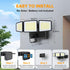 302 1800LM, IP65 3 3 UME Battery Powered Motion Sensor Outdoor Lights LED Waterproof Battery Operated Flood Lights