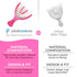 30 Full Arch Pink Disposable Dental Bite Registration Trays for Impressions, 1 Box of 30 Bite Trays