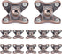 Bonsicoky 12 Pack Detachable Corner Brace - Removable Butterfly Corner Brackets with