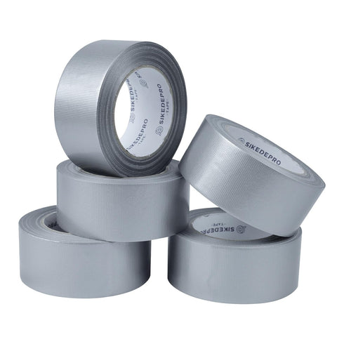 Duct Tape, Silver 5 Rolls 2 inches x 30 Yards Heavy Duty Waterproof Duck Tape for Indoor & Outdoor Repairs