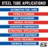 K & S Precision Metals 87117 Round Stainless Steel Tube, 5/16" OD