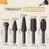 1/4'' DIY Drill Bit Set - Precise Carpentry Tools for Woodworking, Ergonomic Design & Chrome Vanadium, Anti-Slip Comfort & Versatile - Wood Carving Tools for Building/Engineering | 5-PCS/Set