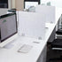 4 Pack 23.6" 23.6" Desk Privacy x Acoustic Divider Panel Portable Desk Partition Desk Divider Noise Visual Isolate