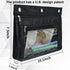 YoeeJob 2 Pack 1 Inch Expandable Zipper Pencil Pouches with Clear Window for 3 Ring Binder, Suitable for School &