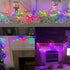 2PACK 50 Count 13 Easter String Lights Decorations, LED Feet Pastel Multi-Color Lights with White Wire, Plug