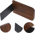 Decorative Walnut Finish Bookend for Desk Organization