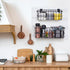 4Pcs Large Slatwall Baskets Set, Ventilated Metal Pegboard Baskets for Hanging Storage Display on Garage Slatwall