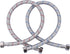 36 Inch Faucet Hose, 1/2 to 1/2 , Braided Stainless Steel cUPC Supply Lines, 1 Pair