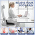 Thicken 19.7in Seat Cushion Gel, Large Cooling Cushion for Long Sitting, Pressure Relief for Office Chair, Wheelchair,