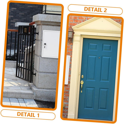Package Zerodeko Milk Box Lock Outdoor Box Wall Mount Plastic Case for Envelopes Magazines Bottles