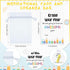Spakon 25 Sets First Day of School Gifts, Inspirational Erasers & Organza Bag for Students
