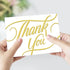 50 5.5" 4", easykart labels Thank You Cards with Gold Foil, x Thank You Notes, Ivory Cards With Envelopes for Wedding