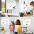 MaxGear Monthly Calendar Dry Erase Board, 16"x12" Small Hanging Double-sided White Board for Planning, Memo
