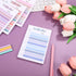 Sewroro 4Pcs Sticky Notes, Self-Stick Notes Notepad Daily Memo Pads for Office Desk Accessories