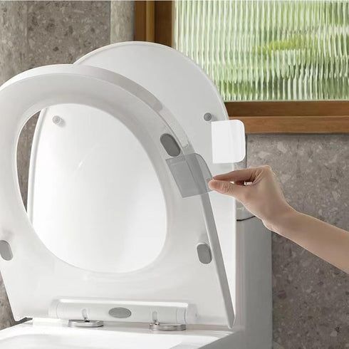 Toilet Lid Lifter - Toilet Seat Handle Lifter to Avoid Touching Toilet Cover (2, White/Gray)