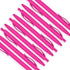 deegtran 200 Pack No Bleed Hot Pink Barrel Click Pens, Wholesale Retractable Ballpoint Pens with Smooth Ink, 1.0MM