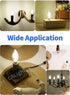 2W 4000K Bulb, 30W 300LM, E12 Dimmable Bulbs, B10 6 Pack CRLight Neutral White LED Candelabra Equivalent LED Chandelier