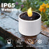 8 Pack 2.3''x2.1'' Solar Tea Lights Outdoor - Waterproof Rechargeable Dusk to Dawn Outdoor Lighting Flameless Flicker