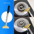 EHDIS 1.5'' and 4'' Glass Scraper Tool, Razor Blade Scraper for Cleaning Windows, Glass, Tiles, Wall, Labels, Floor
