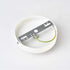 1-Port 4.7in (120mm) (BA-C101W) BRIGHTTIA White Ceiling Canopy with Nylon Cord Grip - Plug-in Pendant to Hardwire