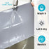 T&W SAME FILM White Board for Wall - Dry Erase Stickers with 2 Fine Tip Markers, Adhesive Whiteboard for Various