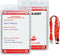 2set Medical Alert Awareness Card with Writable Panel and Patterned Lanyard Emergency
