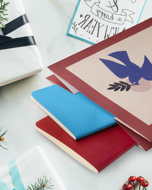 Mini Notebooks Bulk, 36 Pack Small Pocket Journal Notepads, Blue Cover, 3.5 x 5.5 Inches, 30 Sheets/60 Pages