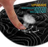 Hokafenle (11.8x7.9 inch,Topographic Ergonomic Mouse Pad Wrist Support, Wrist Rest Mousepad for Carpal Tunnel Pain
