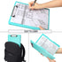 Clipboards with Storage - Low Profile Clip A4 Binder Clipboard Folder, Waterproof Nursing Clipboard (Blue Green)