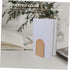 Ipetboom Simple Wooden Bookends Thick Beech Wood Book Organizer for Desk Shelf Neat Minimalist Design Bookshelf