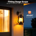 YUASDUU E27 Rustic Wall Sconces Lantern Light, Outdoor Wall Sconce with Base and Glass Shade Vintage Wall Light Fixture