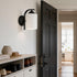 Wall Sconces Lights Lamp for Bedroom Bathroom, Modern Vanity Light Fixtures, Matte Black Farmhouse Wall Mount Lighting