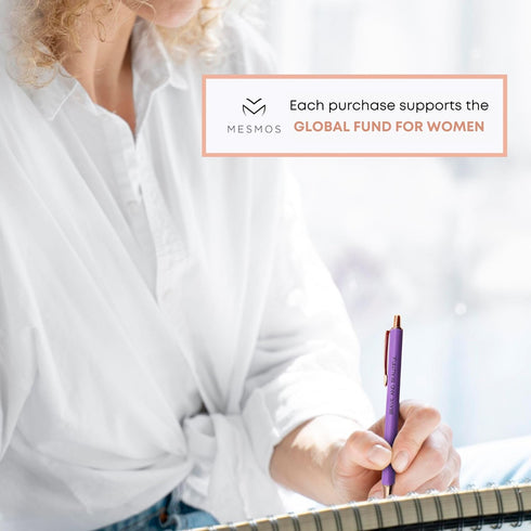 MESMOS 3Pk Fancy Pens for Women, Ballpoint Pens, Get Well Soon Gifts, Breast Cancer Survivor Comfort Items for Cancer