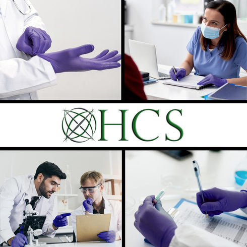 250 Count 4 HCS Nitrile Gloves (More Per Box) - Chemo Protection, Medical Gloves Disposable - Latex-Free Rubber Glove