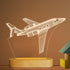 3D Illusion Airplane Night Light for Pilot Gift, Unique Aviation Gifts for