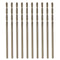 10pcs M35 High Speed Steel Cobalt Jobber Drill Bits 1.3mm / 0.051" HSS Twist Tool for Stainless Steel Copper Wood