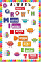 Growth Mindset Bulletin Board Decorations - Motivational Cutouts, Positive Sayings for Elementary and Middle School