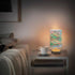 ALAZA Iridescent Mermaid Scales Table Lamp for Bedroom USB Port Bedside Lamp Small Nightstand Desk Lamp for Girls Boys