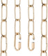 uxcell 2ft Lighting Hanging Chain, 3mm/0.12" Looping Metal Pendant Chandelier Chain Extension