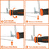 JORGENSEN Pro Coping Saw Set, Coping Frame with Extra 2pcs 6-1/2 Inch Replacement Blades