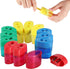 KIDMEN 2 Holes Pencil Sharpener for Kids, Handheld Pencil Sharpener - Pack of 12